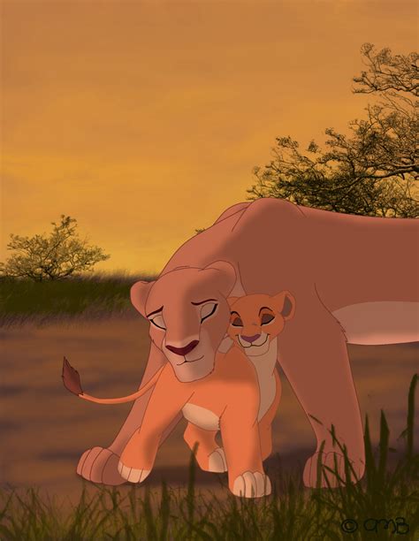 Kiara and Nala - Kovu & Kiara Fan Art (24516610) - Fanpop