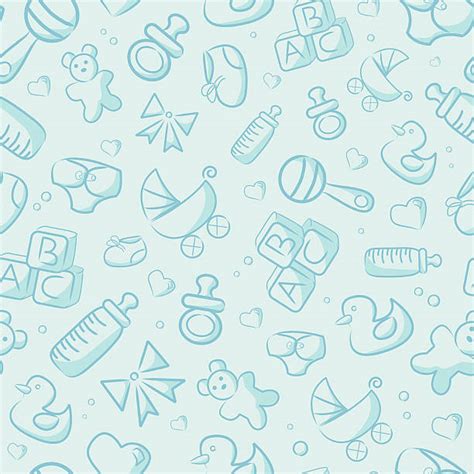 Baby Boy Shower Background Clipart Blue