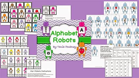 Mrs Poultney's Ponderings: Alphabet Robots