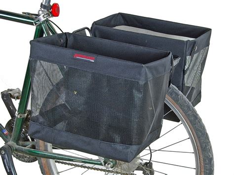 Bushwhacker Grocery Pannier for Bicycle Rack Omaha Sold as Pair Cycling Basket Bike Rear Bag ...