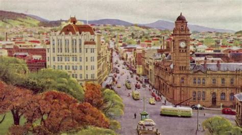 Hobart Tasmania History From Old 1950s Photographs - YouTube