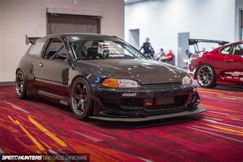 The JDM Hunt At SEMA - Speedhunters | Honda civic hatchback, Civic ...