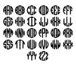 Monogram SVG, PNG, PDF, Monogram Letters SVG