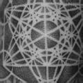 Back Dotwork Geometric Tattoo by Kris Davidson