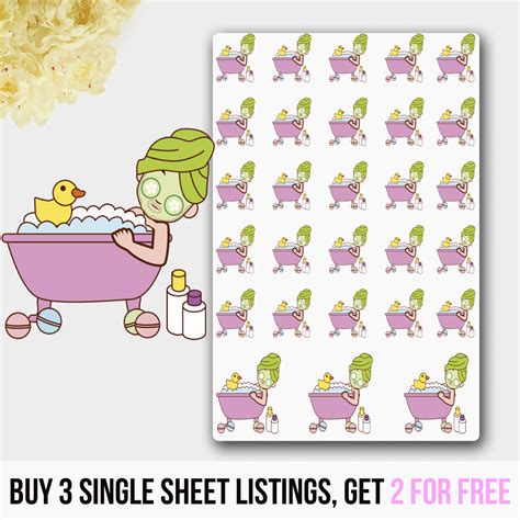 Bath Stickers Tub Stickers Bathtub Stickers Me Time | Etsy