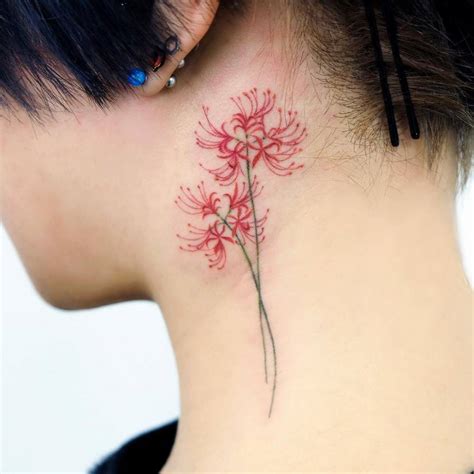 Spider Flower Tattoo