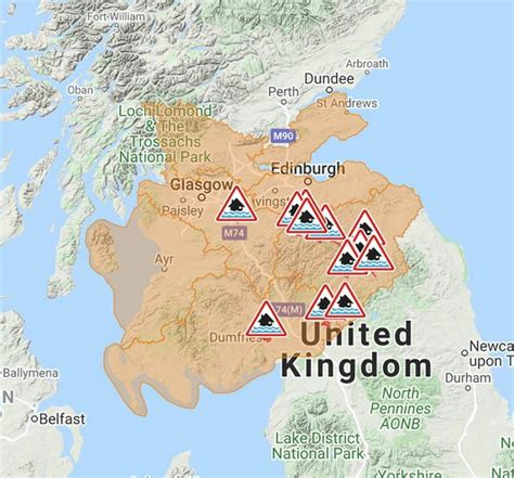 Flood warnings MAPPED: Is YOUR area at risk of flooding? 126 alerts issued | Weather | News ...