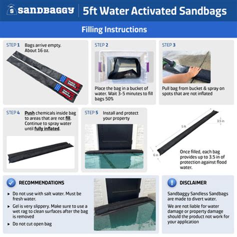 Water Activated Sandless Sandbags For Flooding - Flood Bags – Sandbaggy