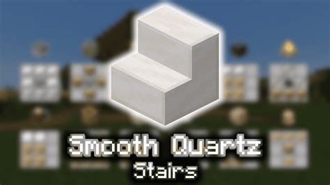 Smooth Quartz Stairs - Wiki Guide - 9Minecraft.Net