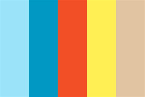 Life Aquatic Wes Anderson Color Palette