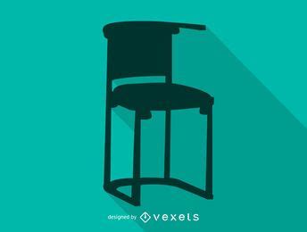 Josef Hoffman Chair Silhouette Icon Vector Download