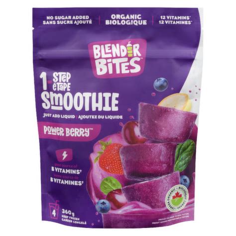 Blender Bites - 1 Step Smoothie, Power Berry