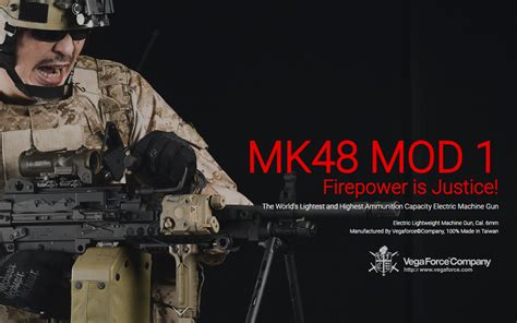 MK48 MOD 1 AEG - 7.62mm Lightweight Machine Gun