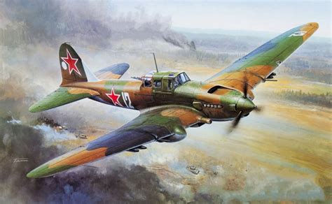 Download Military Ilyushin Il-2 HD Wallpaper by Kazuaki Fukumura