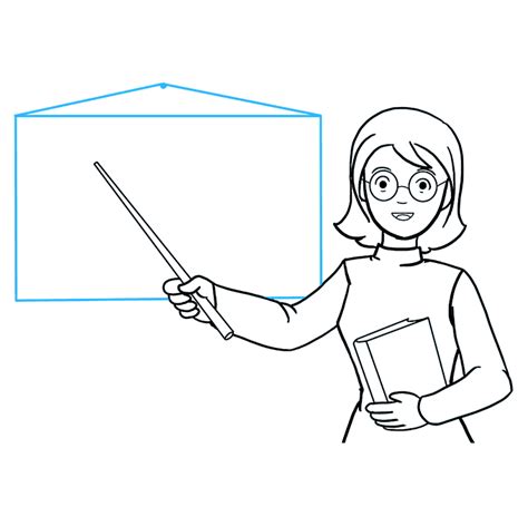 How to Draw a Teacher - Really Easy Drawing Tutorial