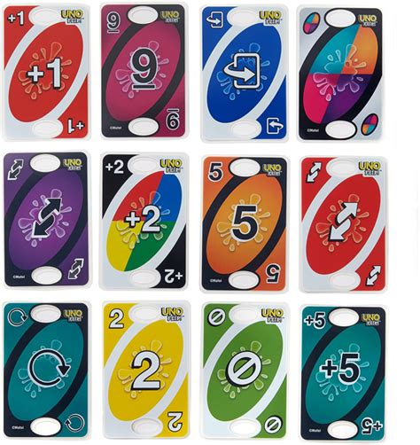 UNO Flip Splash Matching Card Game Featuring 112 Water Resistant 2-Sided Cards,