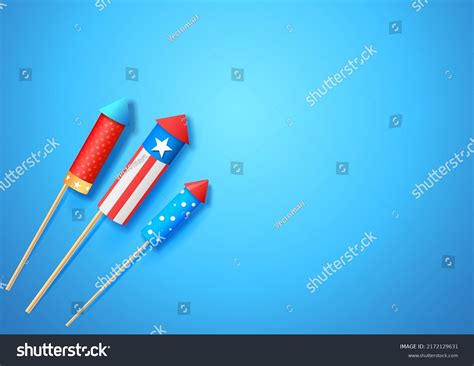 Illustration American Flag Background Fourth July Stock Vector (Royalty Free) 2172129631 ...