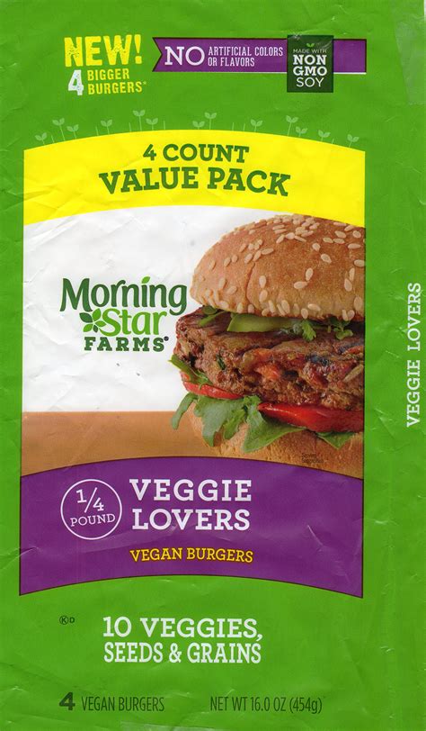 Review: MorningStar Farms Veggie Lovers Vegan Burgers – Shop Smart