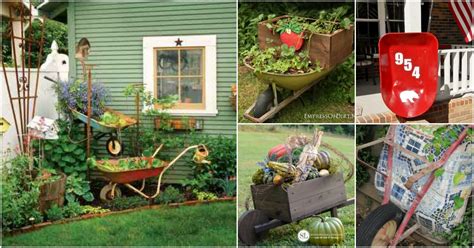 18 Cool Wheelbarrow Repurposing Ideas For Gorgeous Home And Garden ...