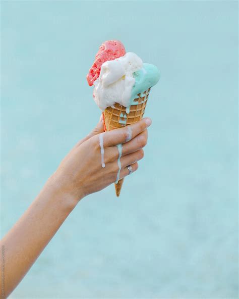 "Hand With Melting Ice Cream" by Stocksy Contributor "Duet Postscriptum ...