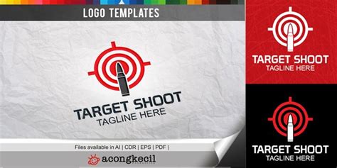 Target Shooting - Logo Template by Acongraphic | Codester