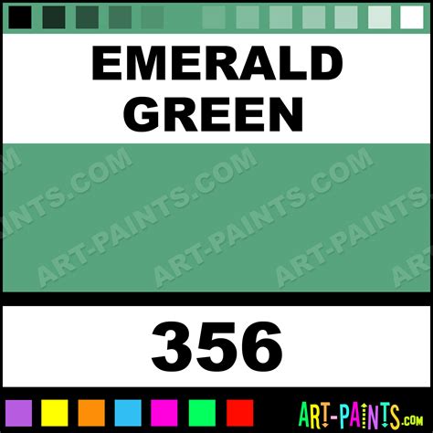 Emerald Green Extra Fine Gouache Paints - 356 - Emerald Green Paint ...