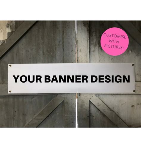 Custom Banner Personalised Banner Design Your Own | Etsy