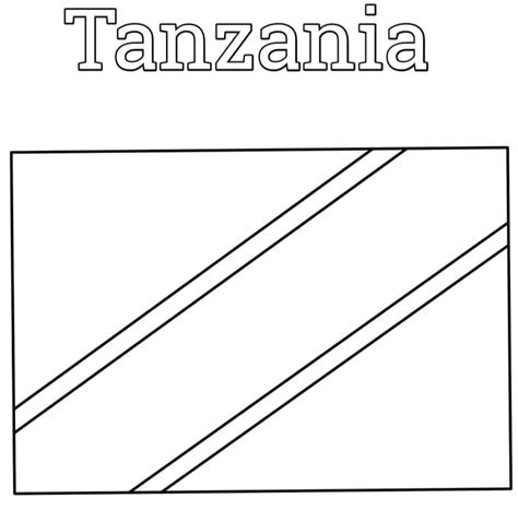 Tanzania coloring pages - ColoringLib