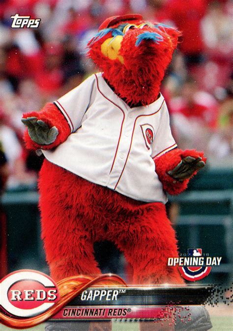 Topps Opening Day: Mascots #M-5 Gapper - Cincinnati Reds