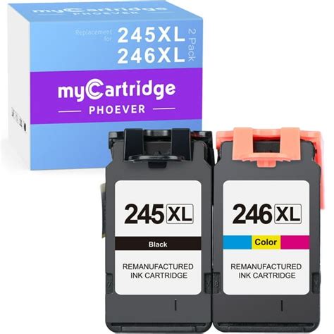 245XL Ink Cartridge for Canon Ink 245 and 246 PG-245XL CL-246XL for ...