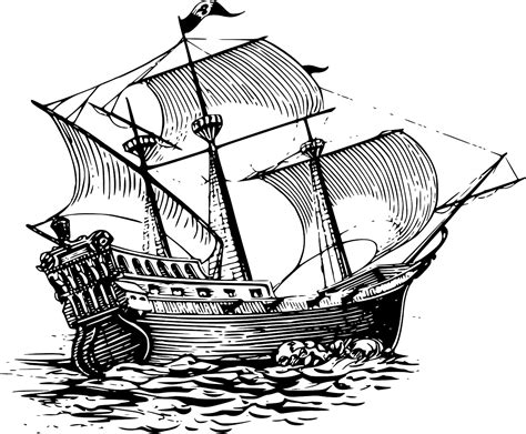 Galleon, Sailing Ship, Sail Ship, Sailing, Maritime | Sailing ships, Ship tattoo, Ship drawing
