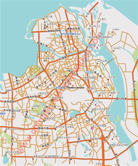 Haikou China Map