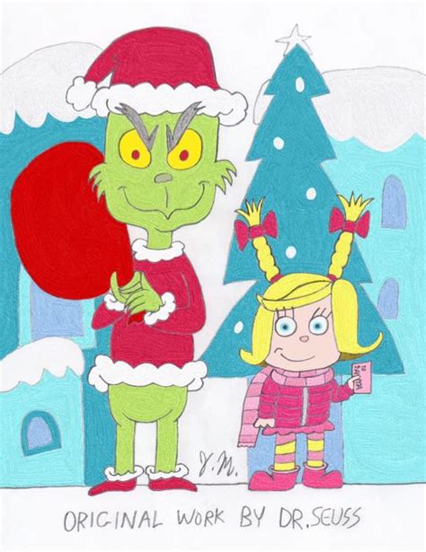 The Grinch and Cindy Lou Who by josemercado08 on DeviantArt