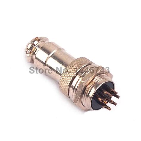 3PCS Gx16 7P Aviation Plug Core Air Outlet Trepanned 16mm Connector ...