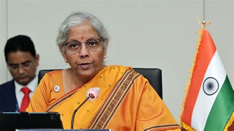 India working to rein in inflation, says Finance Minister Nirmala ...