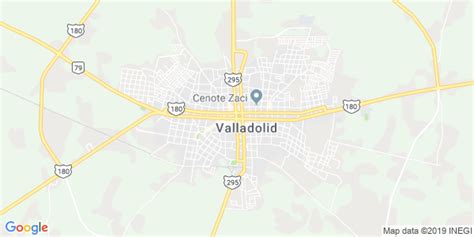 Mapa de Valladolid, Yucatan - Mapa de Mexico