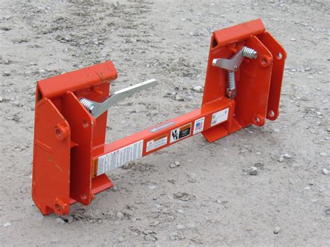 Kubota Tractor LA524 and LA525 Loader to Skid Steer Quick Attach Adapter 835160 – Skid Steer ...