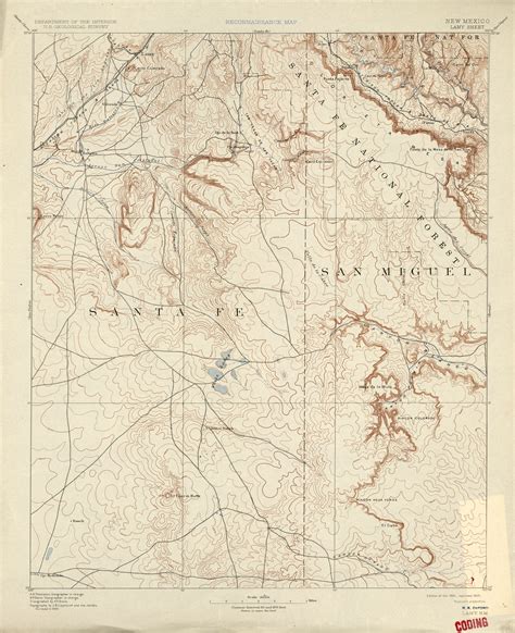 New Mexico Historical Topographic Maps - Perry-Castañeda Map Collection ...