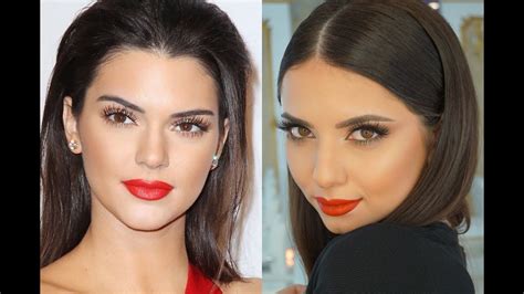 Kendall Jenner Red Lipstick Makeup | Lipstutorial.org