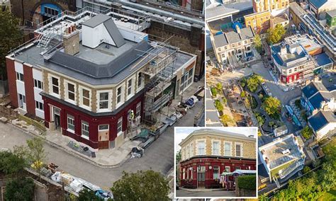 EastEnders' iconic Queen Vic pub nears completion after undergoing a transformation