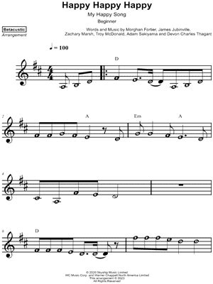 "My Happy Song" Sheet Music - 3 Arrangements Available Instantly ...