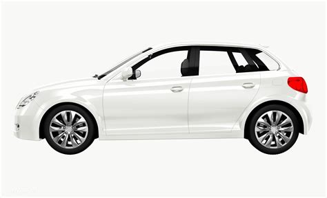 Side view of a white hatchback in 3D | free image by rawpixel.com | Hatchback cars, Hatchback ...