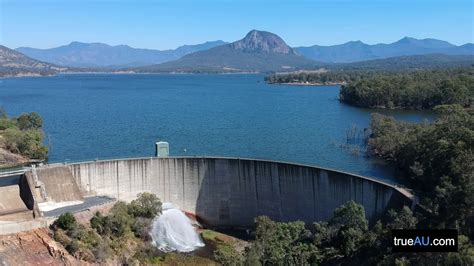 Moogerah Dam, Queensland Flyover - YouTube