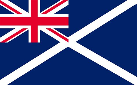 Has anyone ever seen a Scottish flag with a Union Jack as it's canton ...