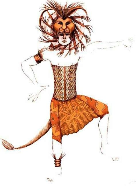 The Lion King' costume design. First, students create a costume design from at least two 2D ...