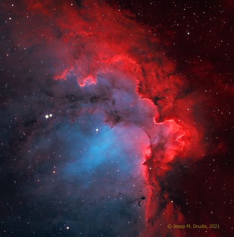 NGC 7380. The Wizard Nebula – Astrodrudis