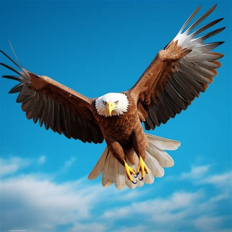 Premium AI Image | A majestic eagle flying in the sky