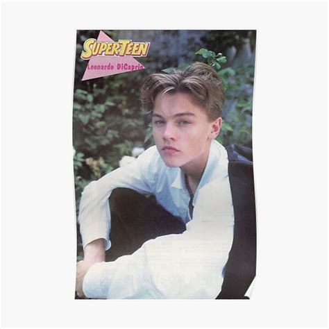 "Leonardo Dicaprio" Poster for Sale by sensitivekind | Redbubble