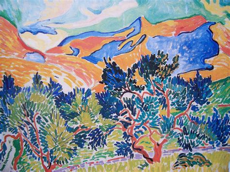 André Derain - Mountains at Collioure (1905) : museum