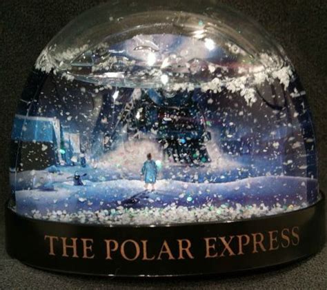 The Polar Express Snow Globe Display